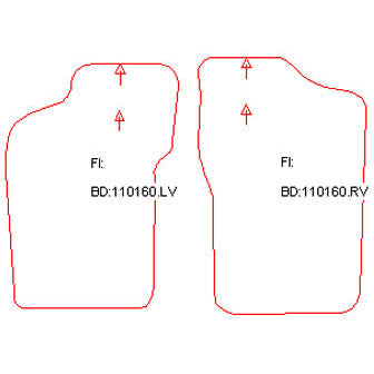 Automatten Alfa Romeo 155 (1992-1998)