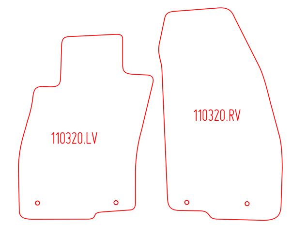 Automatten Alfa Romeo MiTo (2008-Heden)