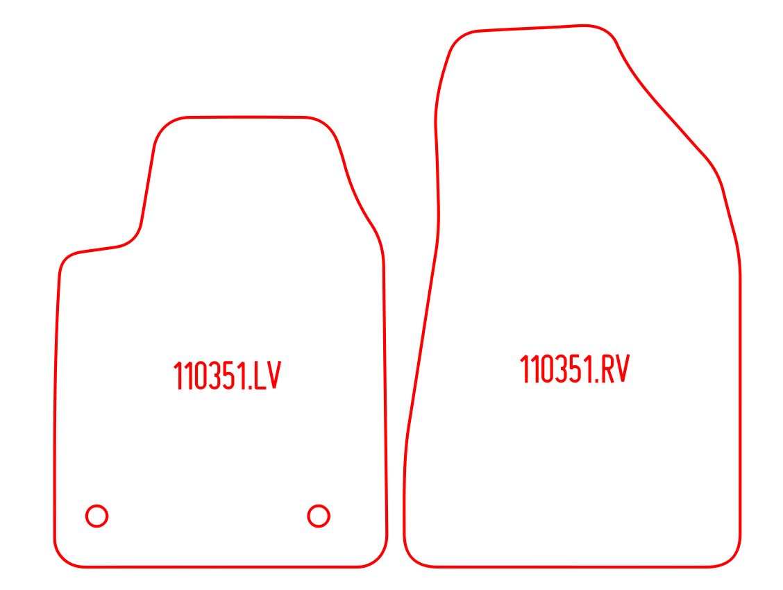 Automatten Alfa Romeo Giulietta (2010-2014)