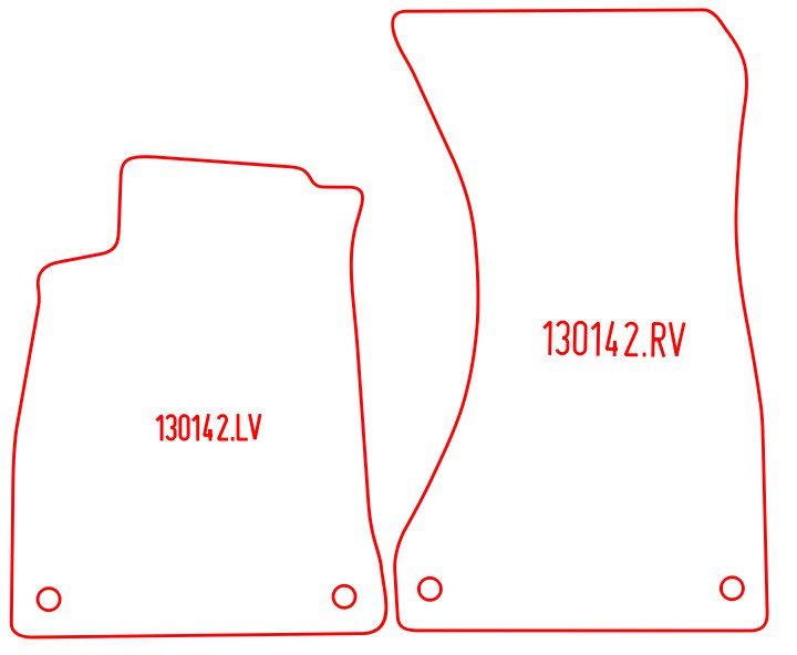 Automatten Audi A4 (B9) sedan / A4 (B9) Avant stationwagon (2015-Heden)
