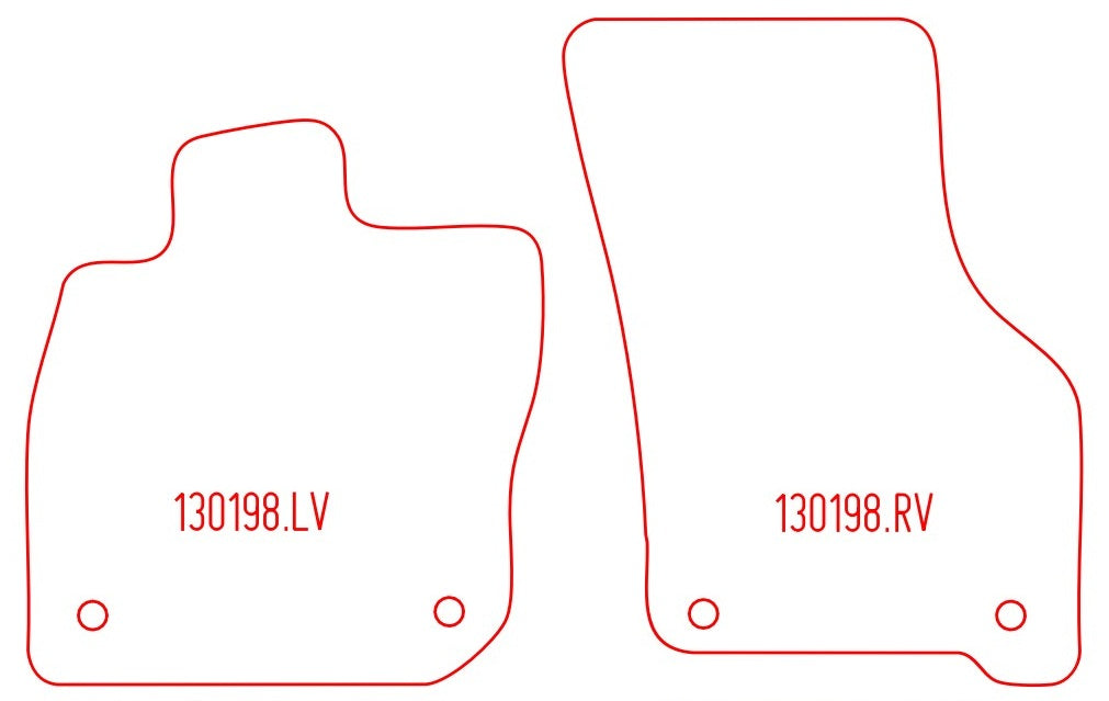 Automatten Audi A3 (8Y) sedan / A3 (8Y) Allstreet hatchback / A3 (8Y) Sportback hatchback (2025-Heden)