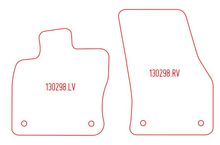 Automatten Audi Q2 (2016-Heden)