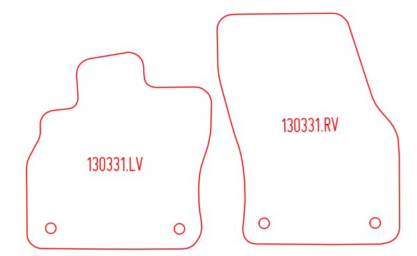 Automatten Audi Q3 / Q3 Sportsback (2019-2025)