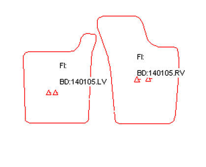 Automatten Buick Park Avenue (1991-1997)