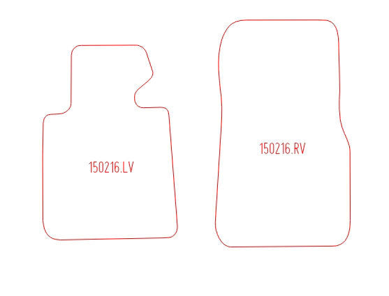 Automatten BMW 3-serie F30 sedan / 3-serie F31 Touring stationwagon (2012-2018)