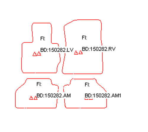 Automatten BMW X3 (F25) (2010-2017)