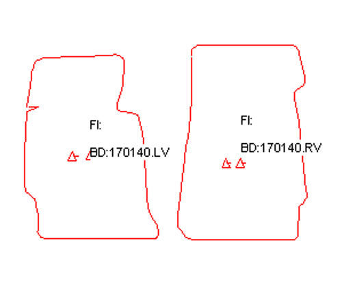 Automatten Chevrolet Impala coupe / Impala sedan (1965-1970)