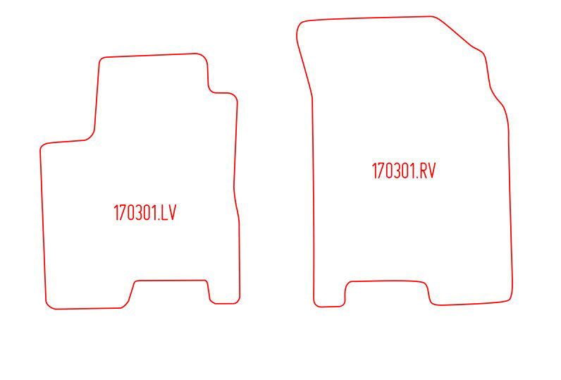 Automatten Daewoo Kalos hatchback / Kalos sedan (2002-2004)