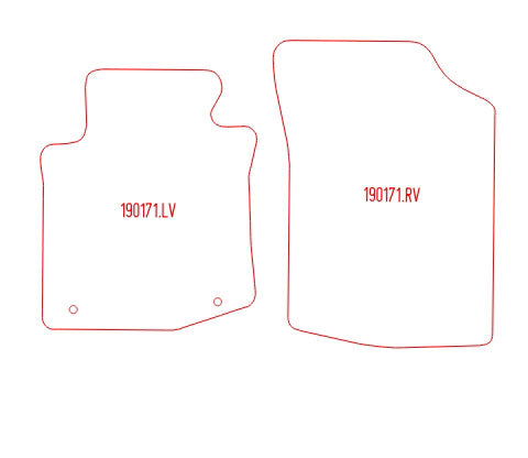 Automatten Citroen C1 (2010-2014)