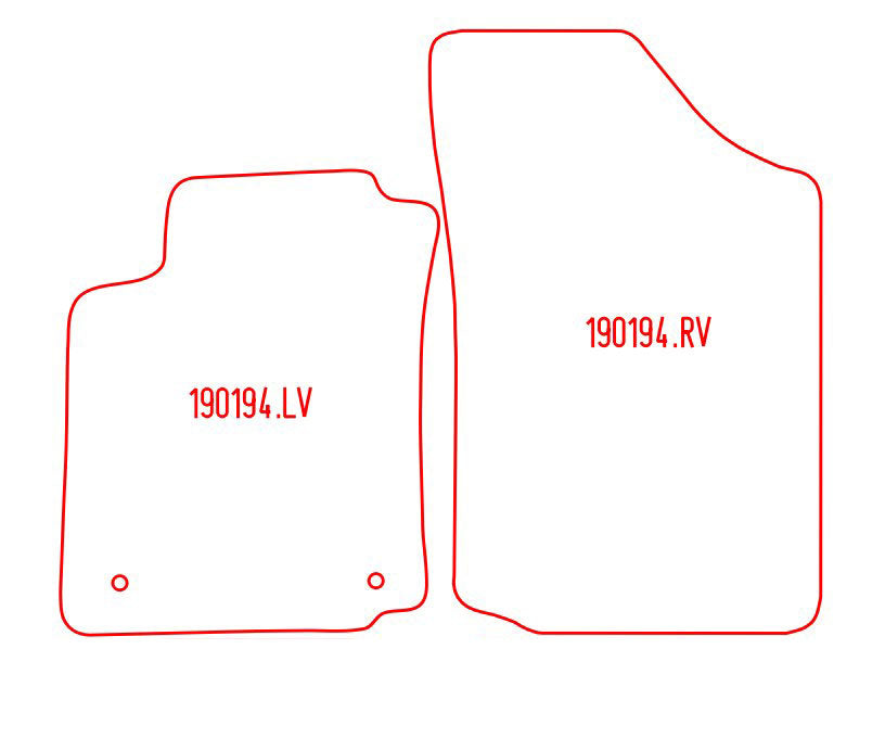 Automatten Citroen C3 Pluriel (2003-2010)