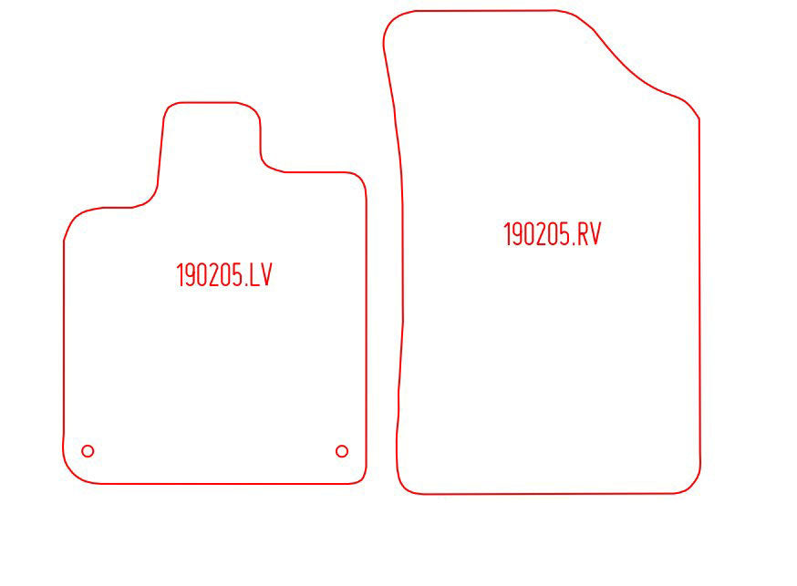 Automatten Citroen C5 hatchback / C5 Break stationwagon (2001-2008)