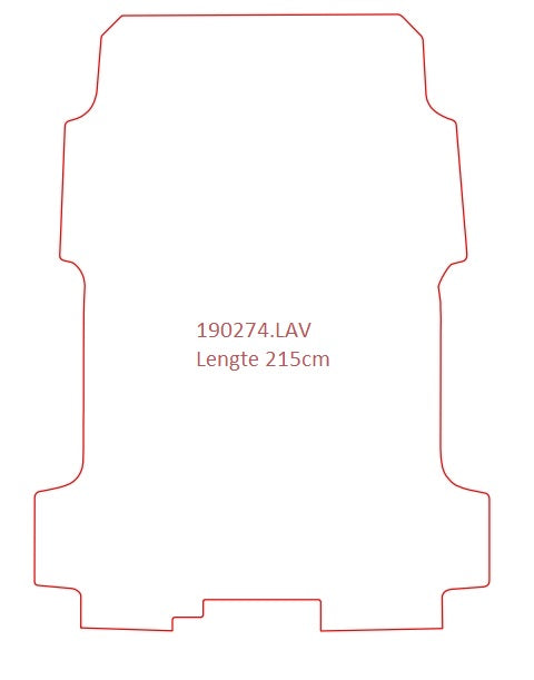 Laadvloermat Citroen Jumpy (2006-2016)