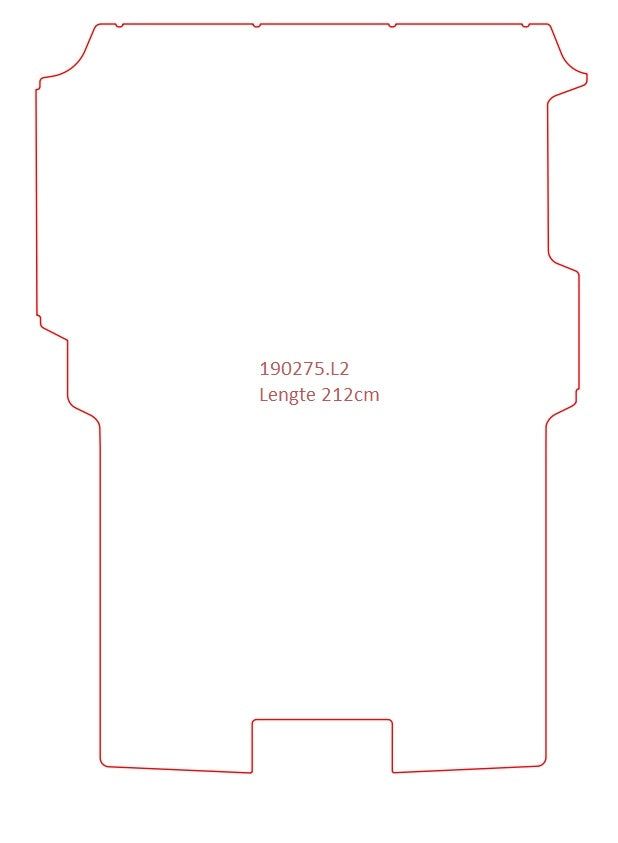Laadvloermat Fiat E-Scudo (electrisch) / Scudo (2022-Heden)