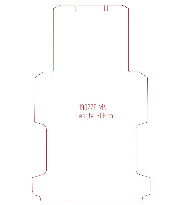 Laadvloermat Fiat Ducato (2006-Heden)