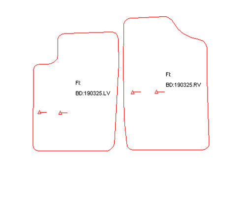 Automatten Citroen Xsara hatchback / Xsara Break stationwagon (2000-2000)