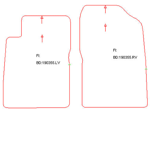 Automatten Citroen XM hatchback / XM Break stationwagon (1994-1994)