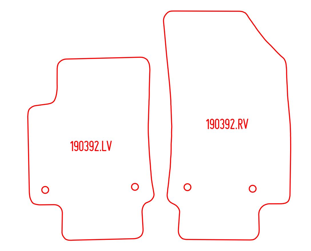 Automatten Citroen C3 Aircross (2017-Heden)