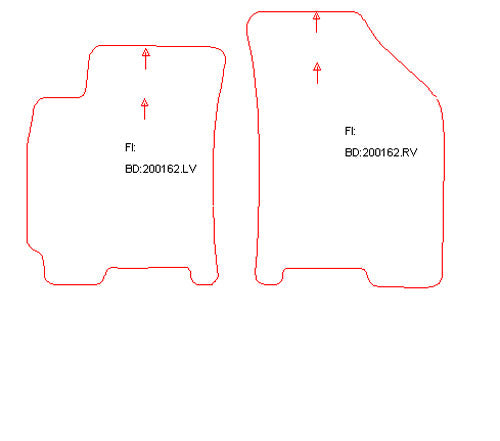 Automatten Chevrolet Nubira sedan / Nubira stationwagon (2005-2009)