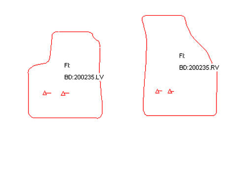 Automatten Chevrolet Tacuma (2001-2009)