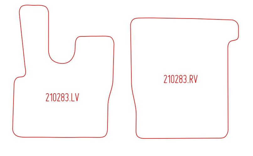 Automatten Daf XF euro-6 (2013-Heden)