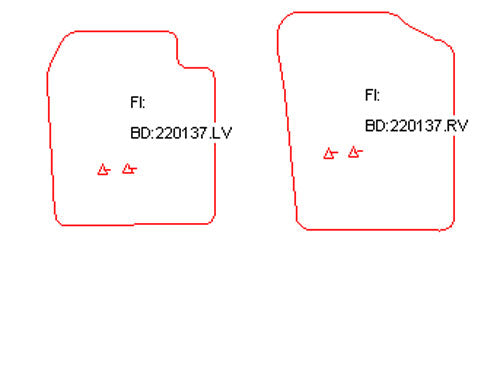 Automatten Daihatsu Cuore (2007-2015)