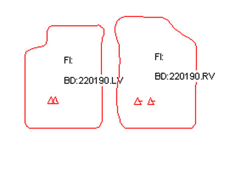 Automatten Daihatsu Gran Move (1997-2003)