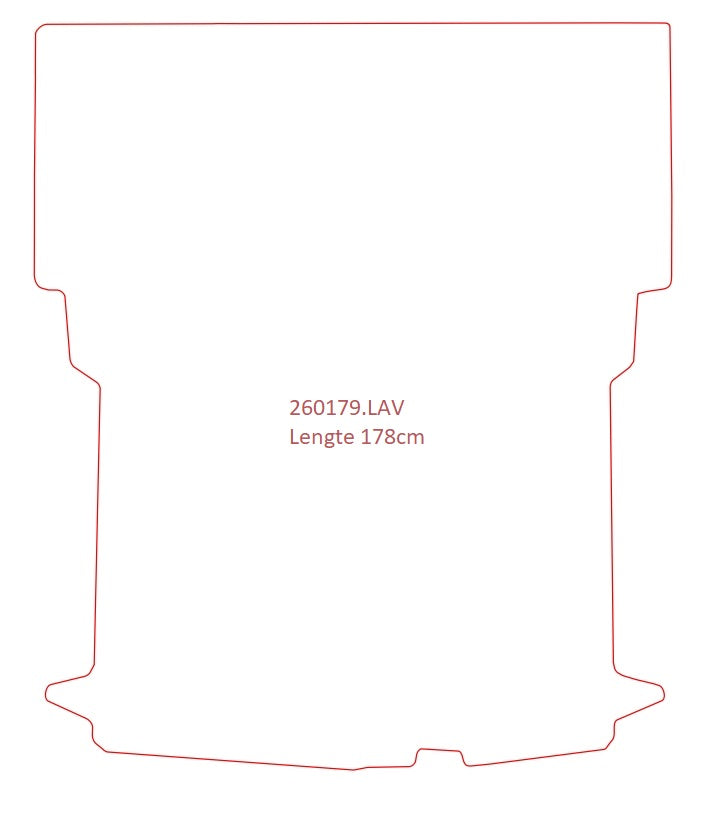 Laadvloermat Fiat Doblo (2010-2022)