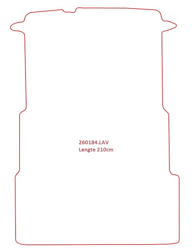 Laadvloermat Fiat Doblo (2010-2022)