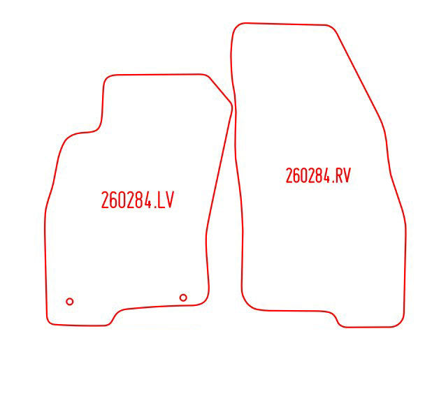 Automatten Fiat Punto Evo (2009-2012)