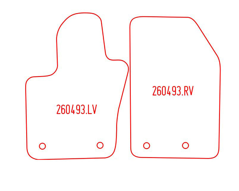 Automatten Fiat 500X (2015-Heden)
