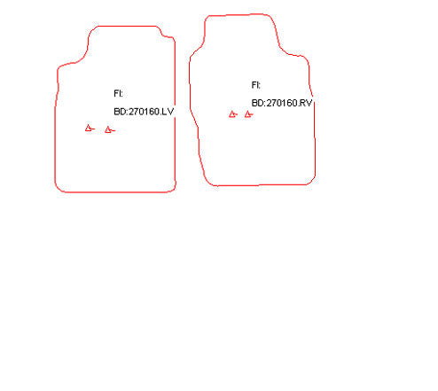 Automatten Ford Escort hatchback / Escort sedan / Escort Clipper stationwagon (1993-1995)
