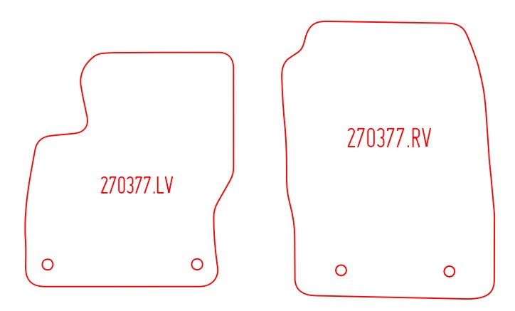 Automatten Ford Focus hatchback / Focus sedan / Focus Wagon stationwagon (2015-2018)