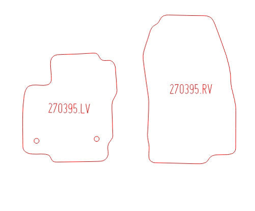 Automatten Ford B-MAX (2012-2018)