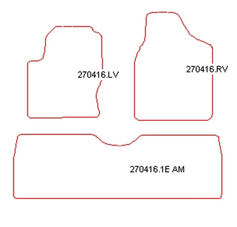 Automatten Ford Galaxy (1995-2006)