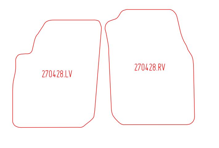 Automatten Ford Ka (1996-2003)