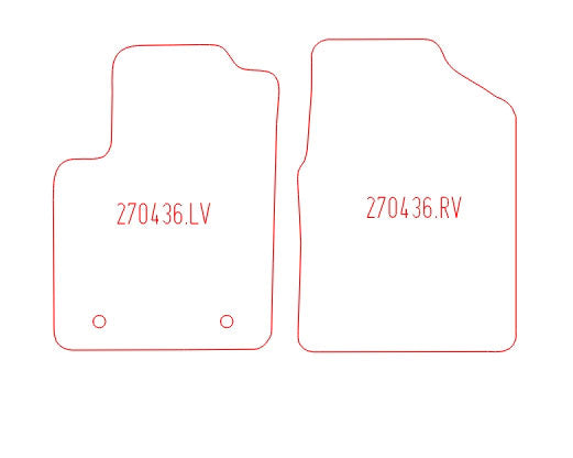 Automatten Ford Ka (2013-2016)