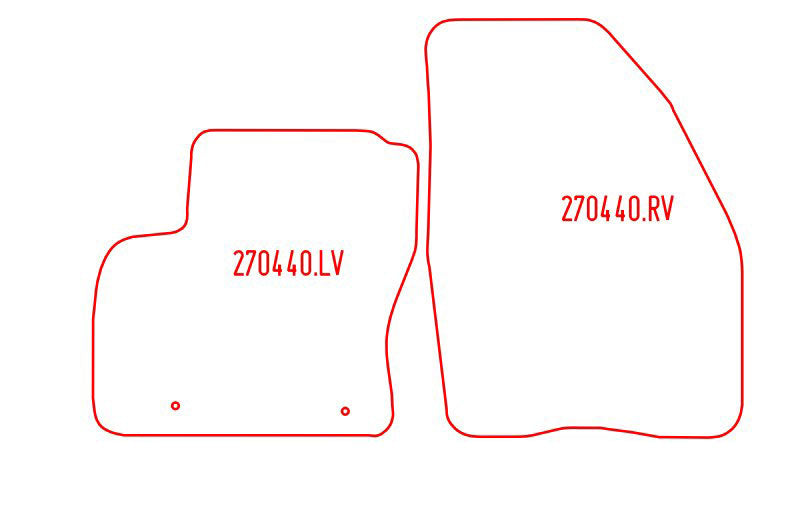 Automatten Ford Kuga (2008-2011)