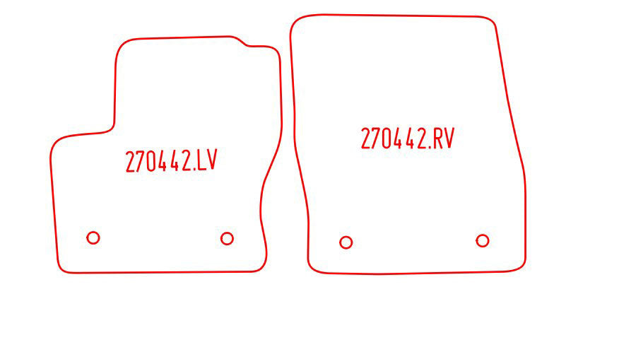Automatten Ford Kuga (2013-2019)