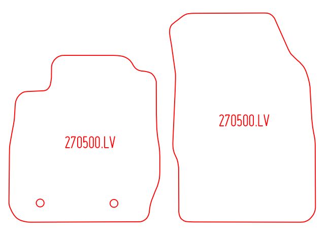 Automatten Ford Ecosport (2014-2019)