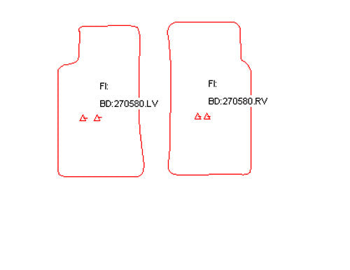 Automatten Ford Sierra hatchback / Sierra stationwagon (1983-1987)