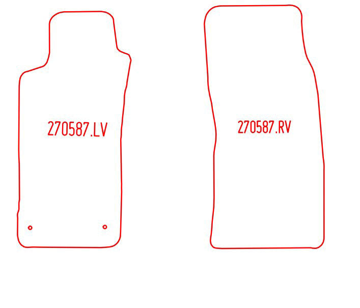 Automatten Ford Sierra 4x4 Cosworth hatchback / Sierra 4x4 Cosworth sedan (1986-1993)