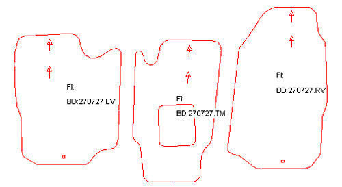 Automatten Ford Transit (2000-2006)