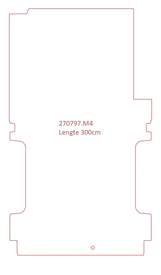 Laadvloermat Ford Transit (2014-Heden)