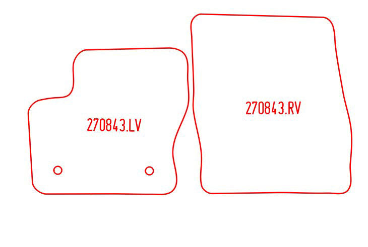 Automatten Ford Tourneo Connect (2014-2021)