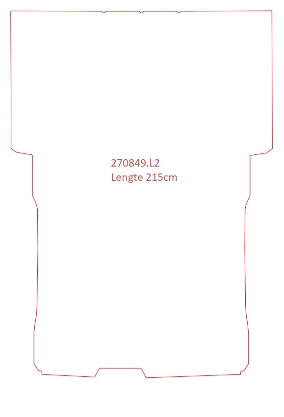 Laadvloermat Ford Transit Connect (2019-2016)