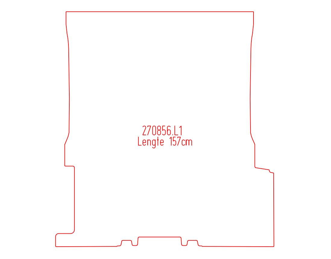 Laadvloermat Ford Transit Connect (2019-2016)