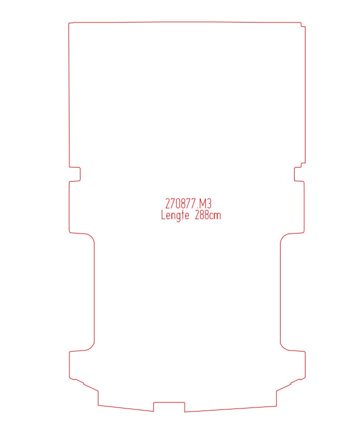 Laadvloermat Ford Transit Custom (2015-2014)