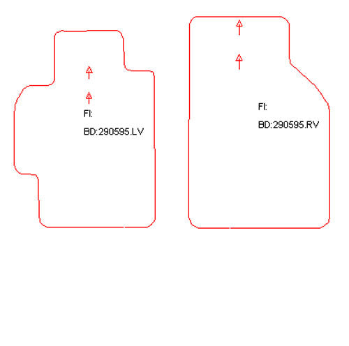 Automatten Honda Logo (1999-2002)
