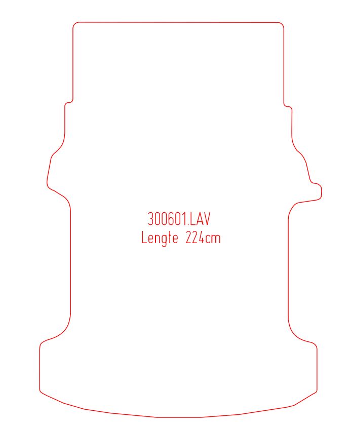 Laadvloermat Hyundai H300 (2007-Heden)