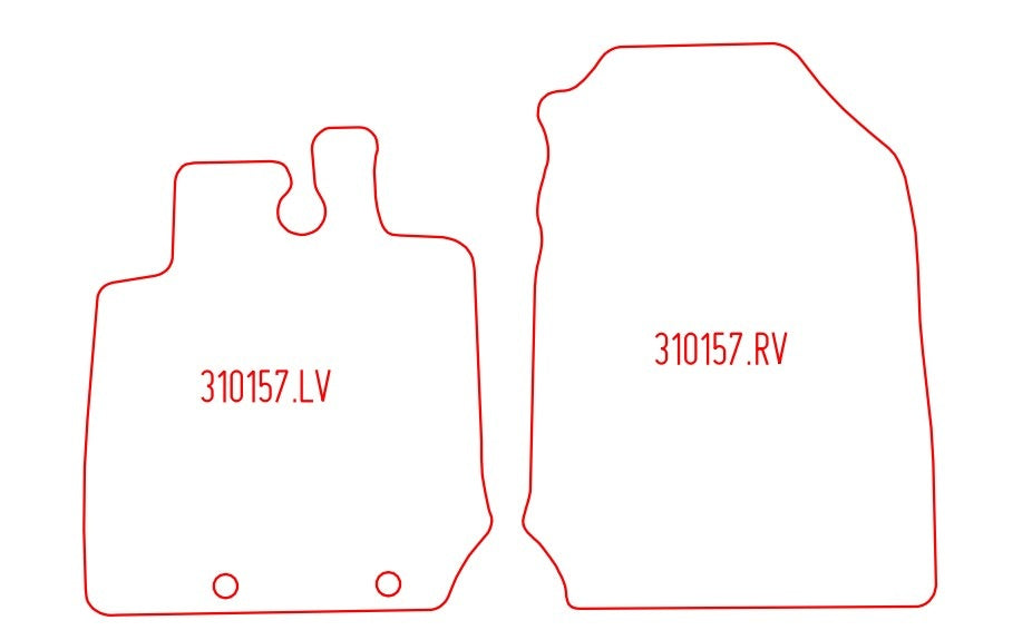 Automatten Isuzu D-max Double Cab / D-max Extended Cab / D-Max Single Cab (2019-Heden)